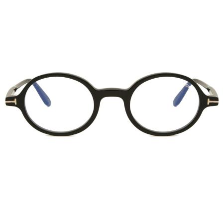 Tom Ford FT5975-B 001 Blauw-Light Block Heren Bril