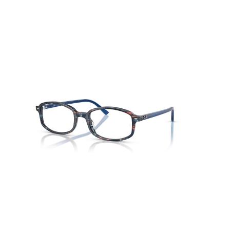 Ray-Ban SAM OPTICS Transparant blauw montuur Helder glazen gepolariseerd 54-19