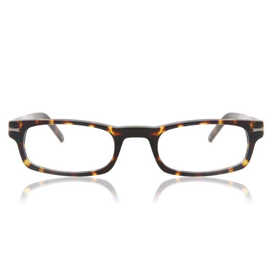 Heren Rechthoek Volledige rand Plastic Tortoiseshell Bril - Anti-Blauwlichtglazen - SmartBuy Collection