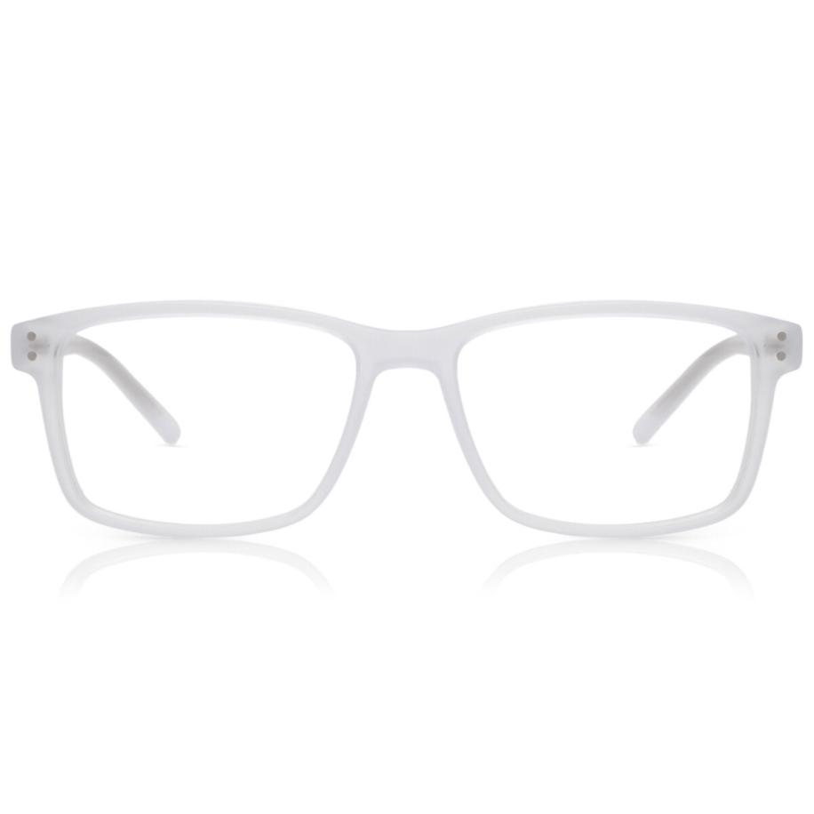 Heren Vierkant Volledige rand Acetaat Doorzichtig Bril - Anti-Blauwlichtglazen - SmartBuy Collection