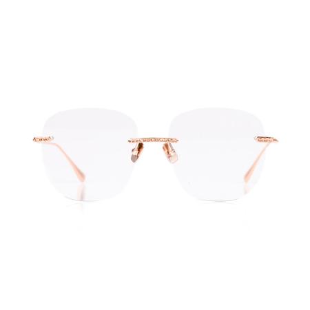 Anna-Karin Karlsson CRYSTAL OPTICAL 2.0 - SOFT SQUARE Goud Goud Dames Bril