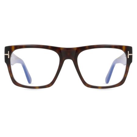 Tom Ford FT6035-B 052 Blauw-Light Block Tortoiseshell Heren Bril