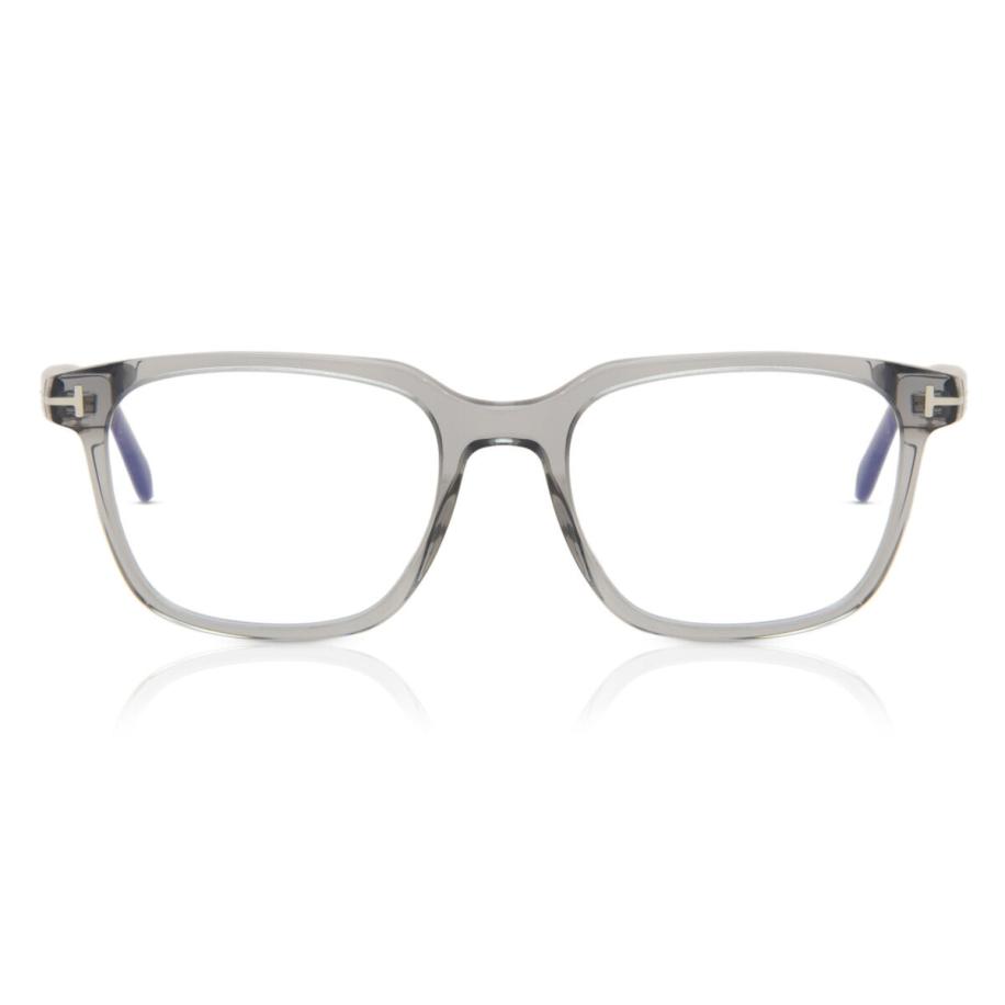 Tom Ford FT5818-B 20 Blauw-Light Block Doorzichtig Heren Bril