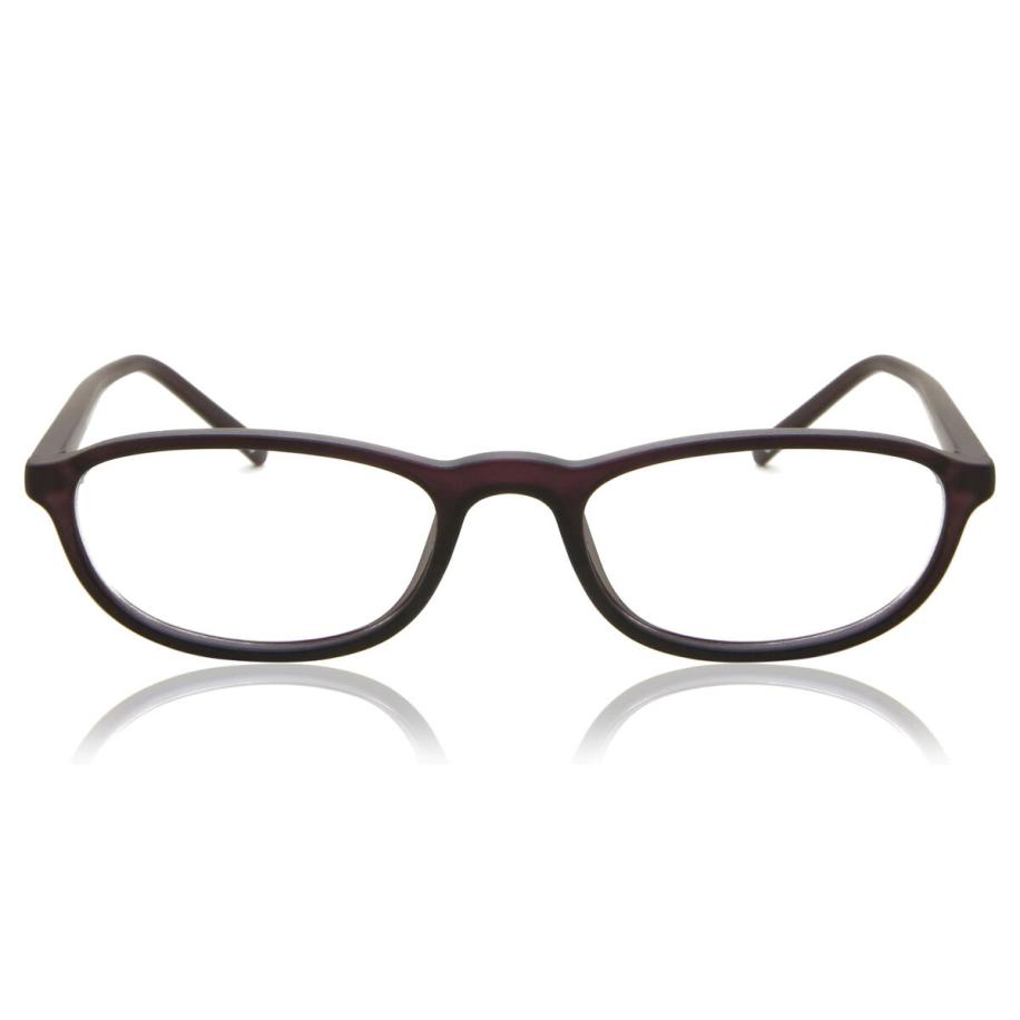Heren Ovaal Volledige rand Plastic Purple Bril - Anti-Blauwlichtglazen - SmartBuy Collection