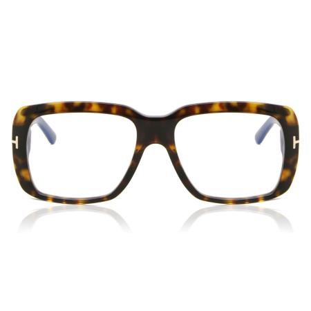 Tom Ford FT5822-B 052 Blauw-Light Block Tortoiseshell Heren Bril