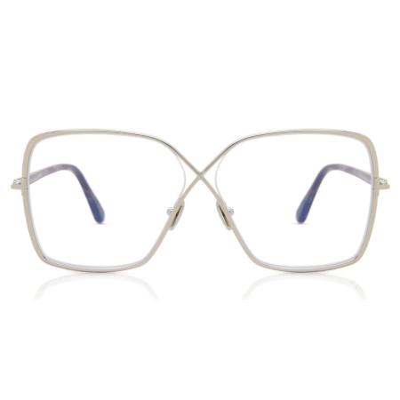 Tom Ford FT5841-B 016 Zilver Dames Bril
