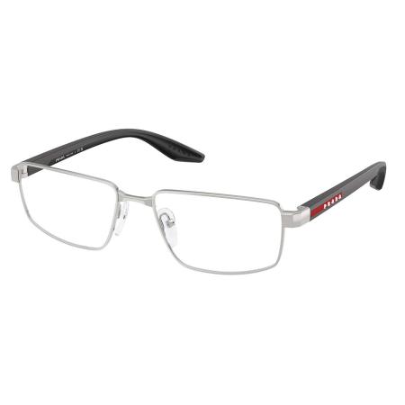 Prada Linea Rossa PS 52RV 1BC1O1 Zilver Heren Bril
