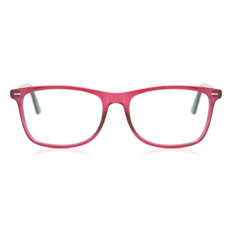 Heren Ovaal Volledige rand Plastic Purple Bril - Anti-Blauwlichtglazen - SmartBuy Collection