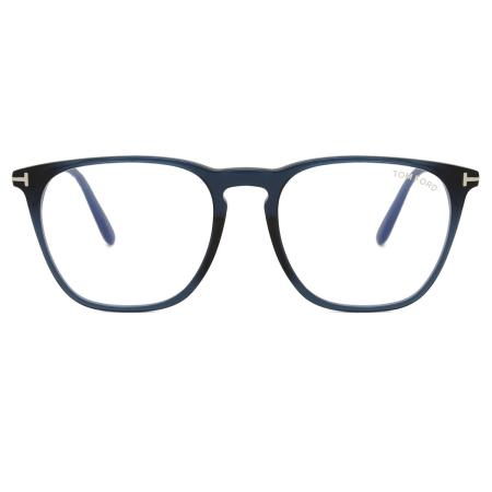 Tom Ford FT5937-B 090 Blauw-Light Block Blauw Heren Bril