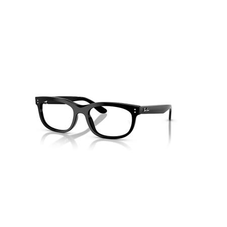 Ray-Ban BALORETTE OPTICS Zwart montuur Helder glazen gepolariseerd 56-19