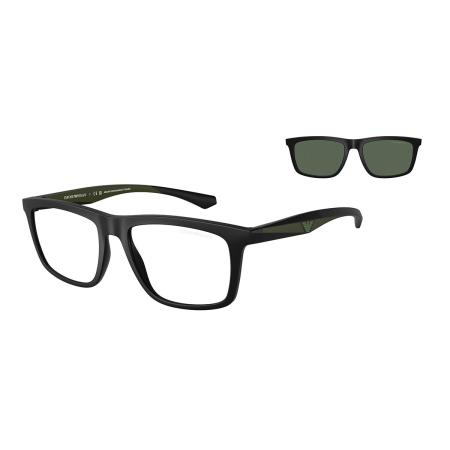 Emporio Armani EA4235 with Clip-on 50011W Zwart Heren Bril