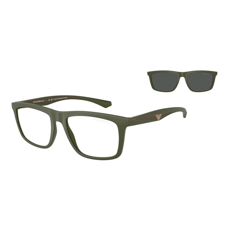 Emporio Armani EA4235 with Clip-on 61841W Groen Heren Bril