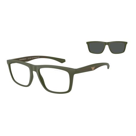 Emporio Armani EA4235 with Clip-on 61841W Groen Heren Bril