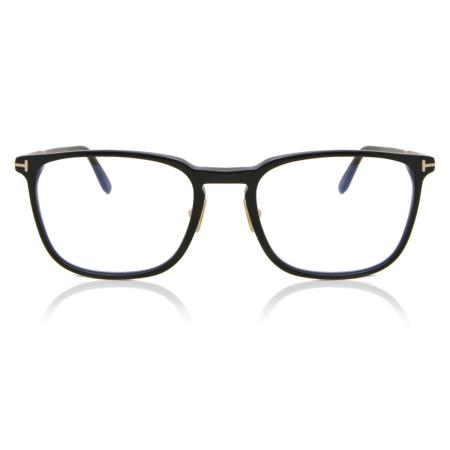 Tom Ford FT5699-B 001 Blauw-Light Block Zwart Heren Bril