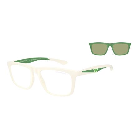 Emporio Armani EA4235 with Clip-on 61871W Wit Heren Bril