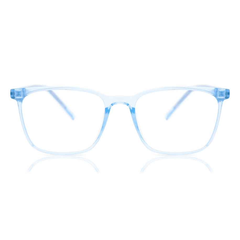 Heren Vierkant Volledige rand Plastic Blauw Bril - Anti-Blauwlichtglazen - SmartBuy Collection