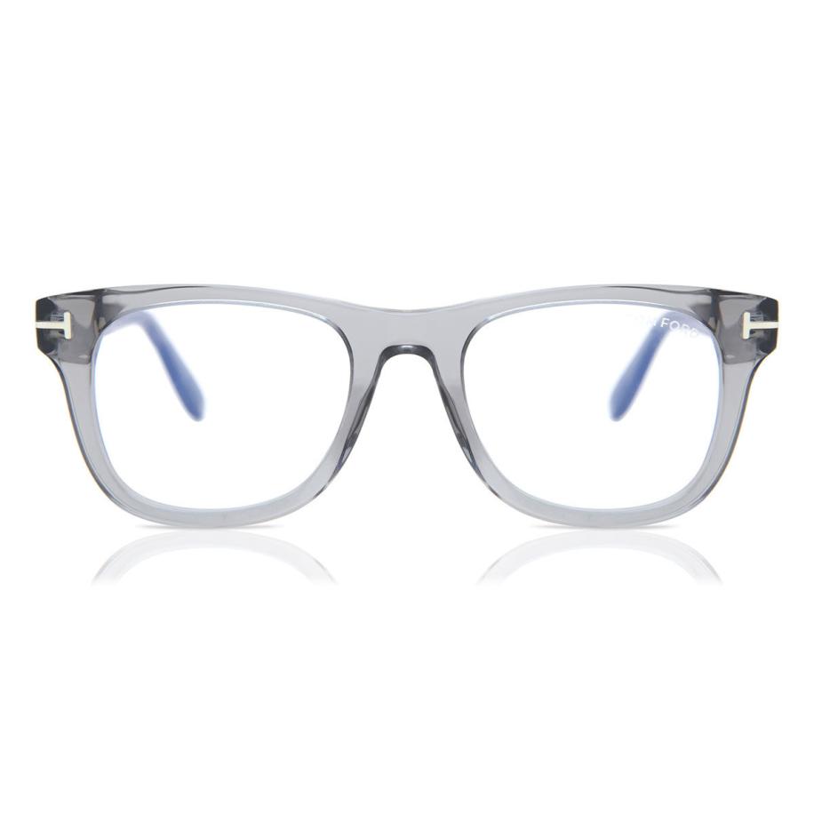 Tom Ford FT5820-B Blauw-Light Block 20 Doorzichtig Heren Bril