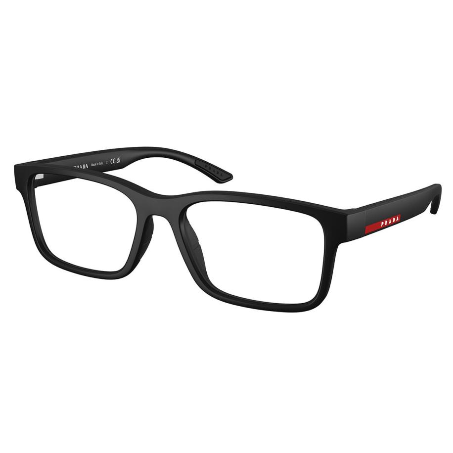 Prada Linea Rossa PS 1RVF Aziatische pasvorm DG01O1 Zwart Heren Bril