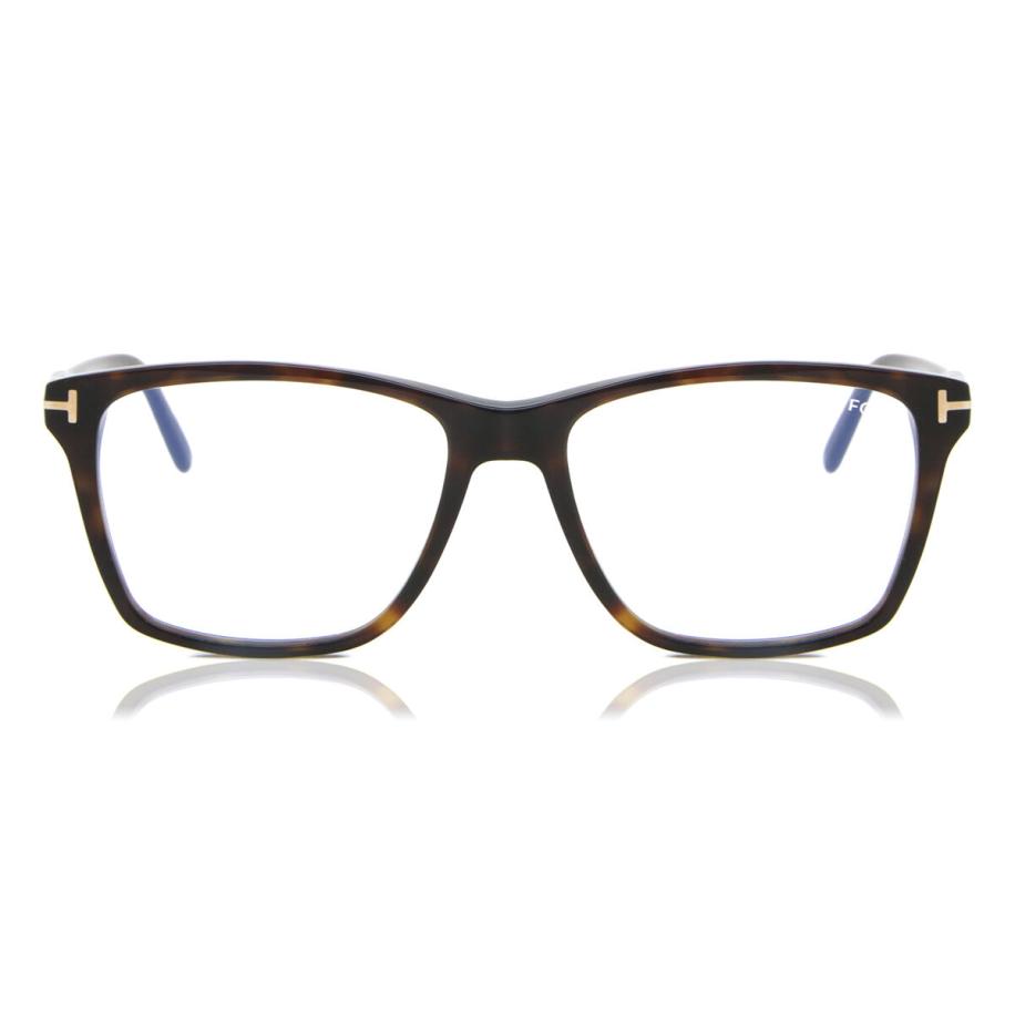 Tom Ford FT5817-B Blauw-Light Block 52 Tortoiseshell Heren Bril