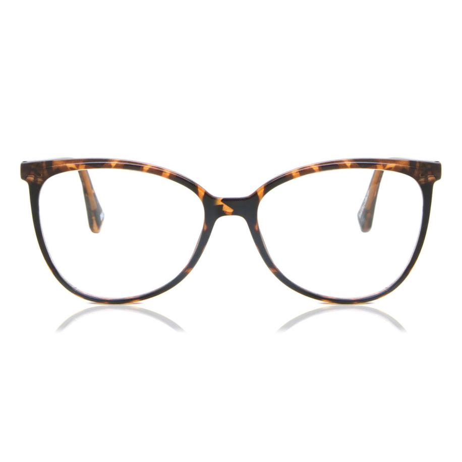 Dames Cat-eye Volledige rand Plastic Tortoiseshell Bril - Anti-Blauwlichtglazen - SmartBuy Collection