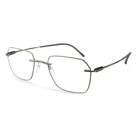 Silhouette Purist 5561/MU 8645 Groen Heren Bril