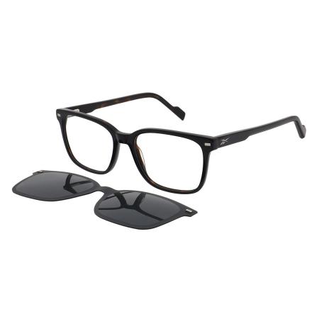 Reebok RBK2001 with Clip-on 057P Zwart Heren Bril