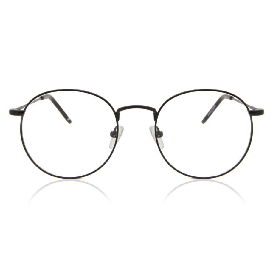 Heren Rond Volledige rand Metaal Zwart Bril - Anti-Blauwlichtglazen - SmartBuy Collection