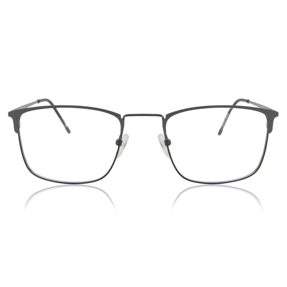 Heren Vierkant Volledige rand Metaal Zwart Bril - Anti-Blauwlichtglazen - SmartBuy Collection