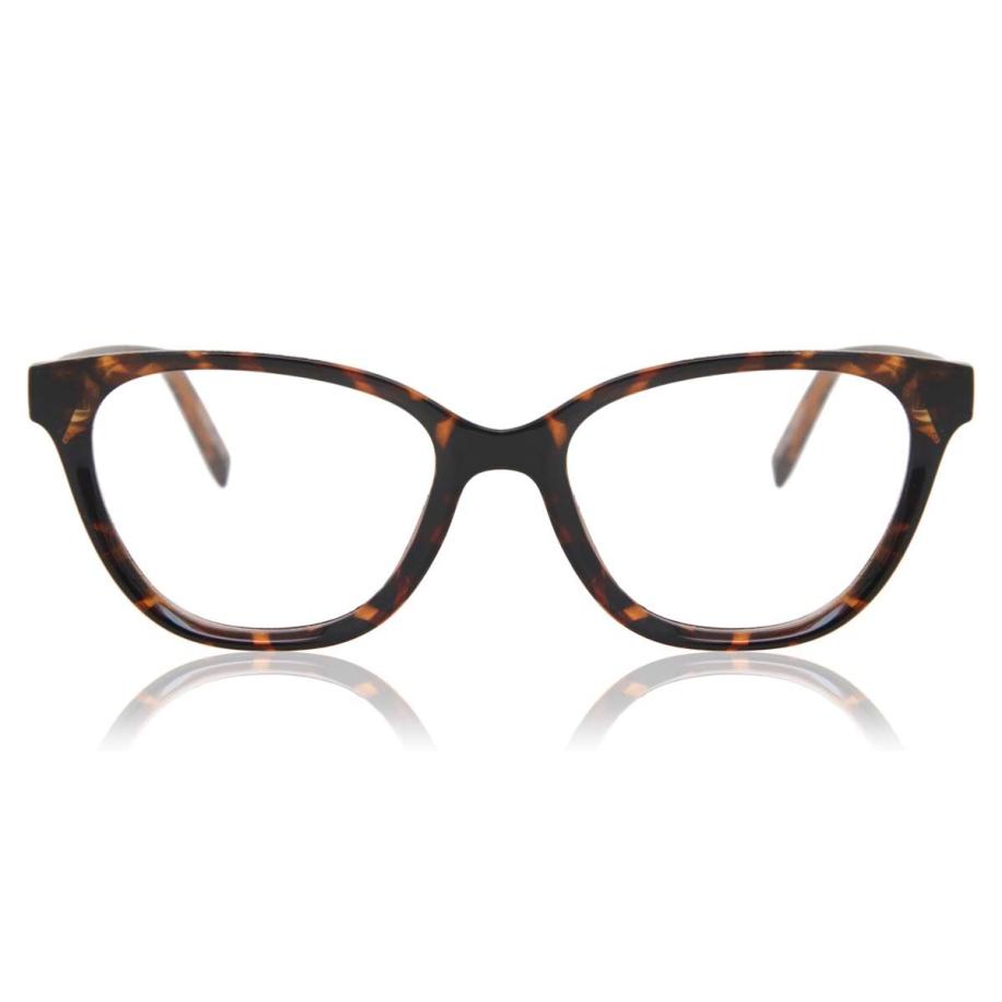 Dames Cat-eye Volledige rand Plastic Tortoiseshell Bril - Anti-Blauwlichtglazen - SmartBuy Collection