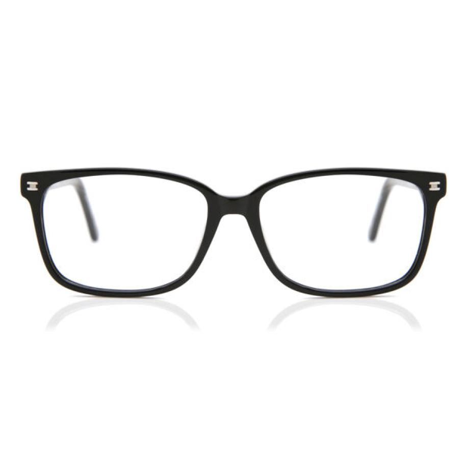 Heren Rechthoek Volledige rand Plastic Zwart Bril - Anti-Blauwlichtglazen - Arise Collective