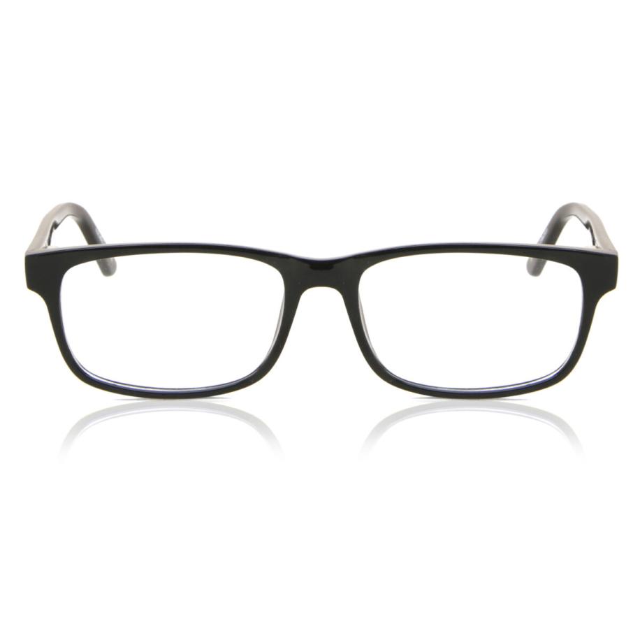 Heren Ovaal Volledige rand Plastic Zwart Bril - Anti-Blauwlichtglazen - SmartBuy Collection