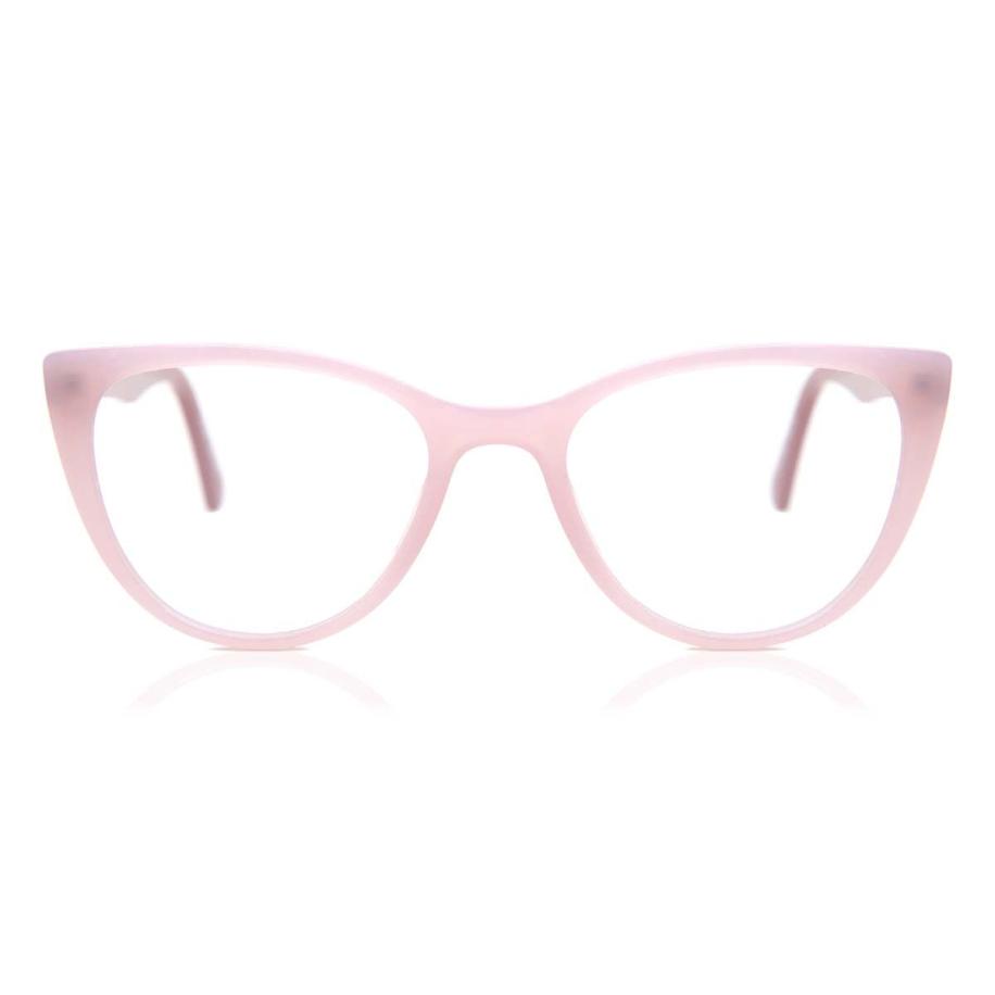 Dames Cat-eye Volledige rand Plastic Roze Bril - Anti-Blauwlichtglazen - SmartBuy Collection