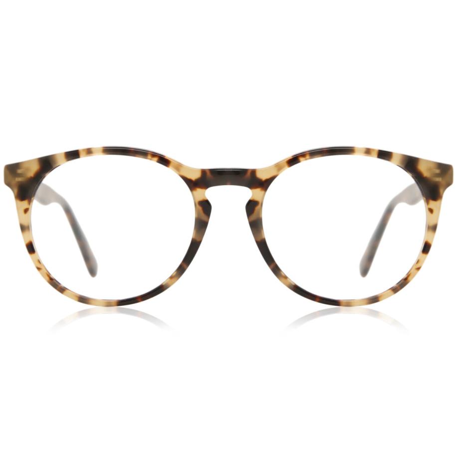 Heren Ovaal Volledige rand Plastic Tortoiseshell Bril - Anti-Blauwlichtglazen - SmartBuy Collection