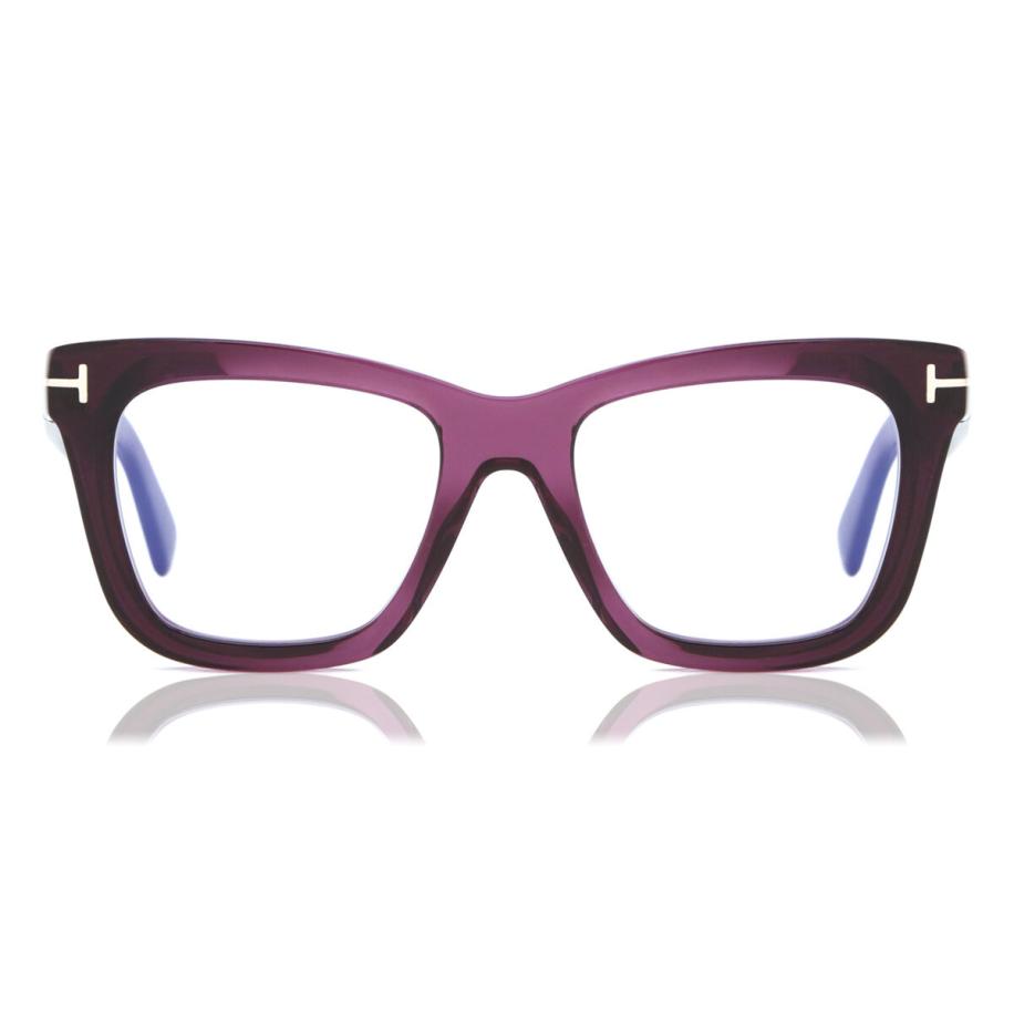 Tom Ford FT5881-B 81 Blauw-Light Block Purple Dames Bril