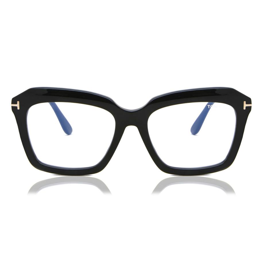 Tom Ford FT5847-B 1 Blauw-Light Block Zwart Dames Bril