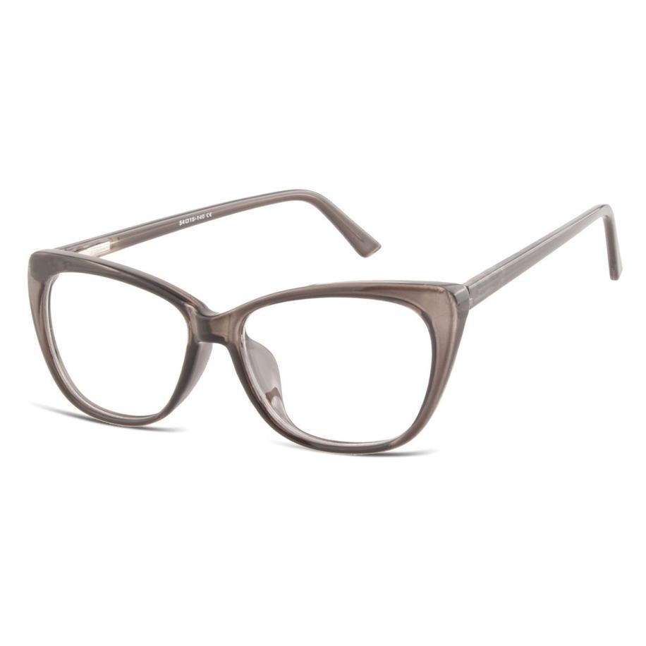 Dames Cat-eye Volledige rand Plastic Grijs Bril - Anti-Blauwlichtglazen - SmartBuy Collection