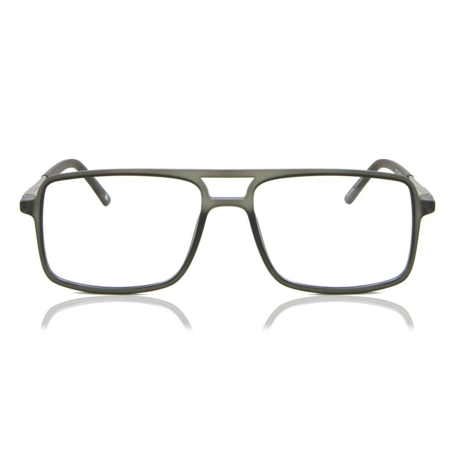 Heren Piloot Volledige rand TR90 Grijs Bril - Anti-Blauwlichtglazen - SmartBuy Collection