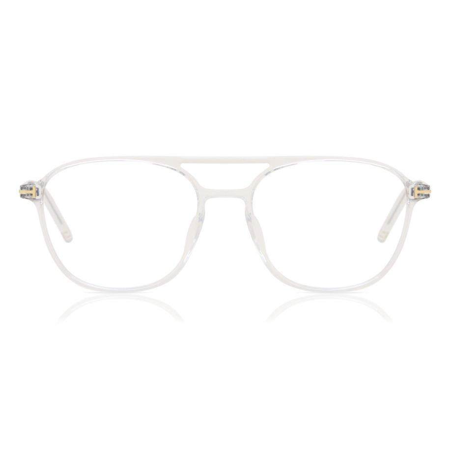 Tom Ford FT5874-B 26 Blauw-Light Block Doorzichtig Heren Bril