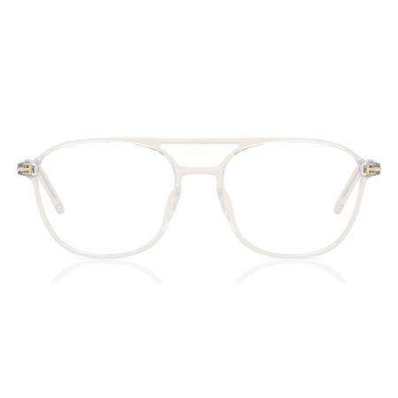 Tom Ford FT5874-B 026 Blauw-Light Block Doorzichtig Heren Bril