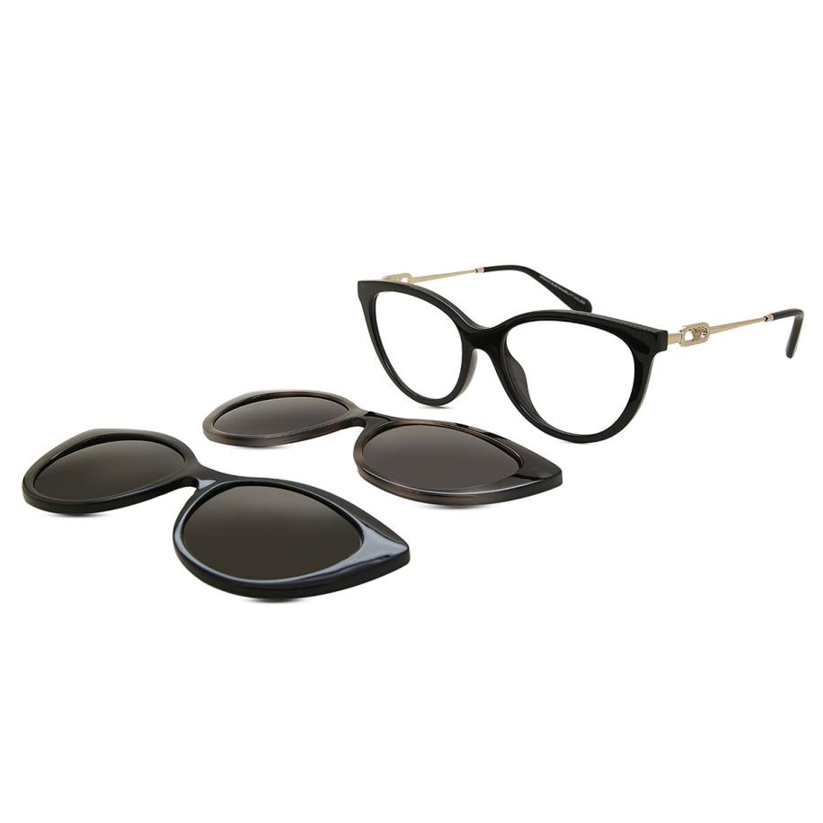 Emporio Armani EA4213U With Clip-On 50171W Zwart Dames Bril