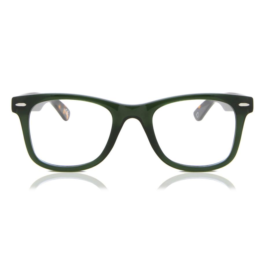 Heren Vierkant Volledige rand Plastic Groen Bril - Anti-Blauwlichtglazen - SmartBuy Collection