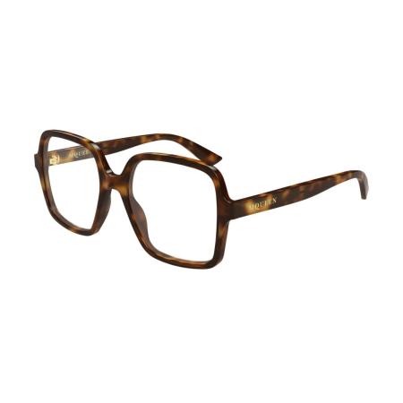 Alexander McQueen AM0538O 002 Tortoiseshell Dames Bril