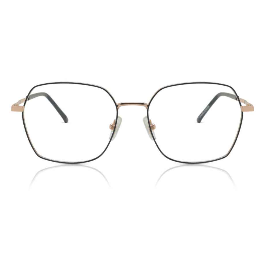 Dames Geometric Volledige rand Metaal Goud Bril - Anti-Blauwlichtglazen - SmartBuy Collection