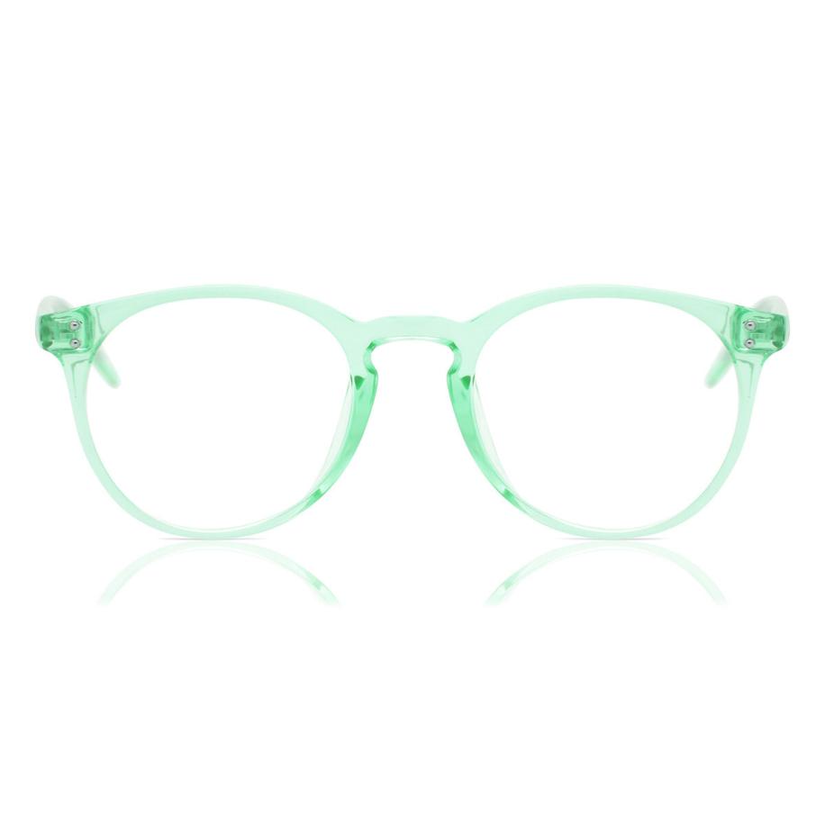 Heren Ovaal Volledige rand Plastic Groen Bril - Anti-Blauwlichtglazen - SmartBuy Collection