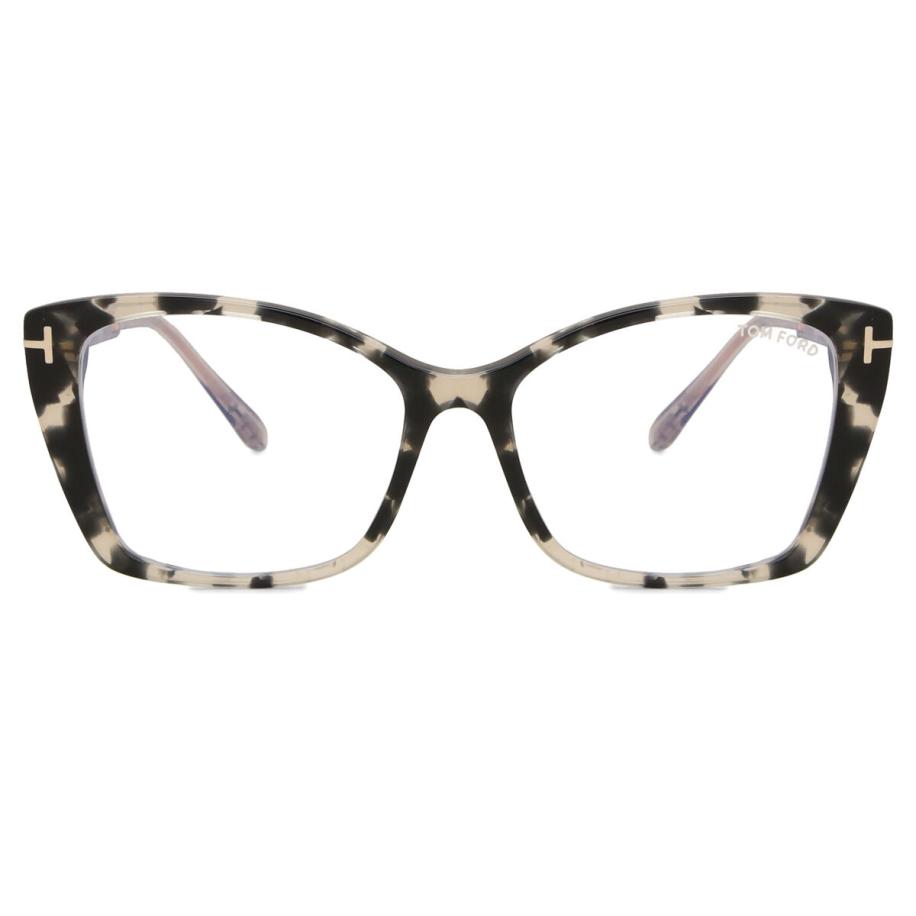Tom Ford FT5893-B 5 Blauw-Light Block Tortoiseshell Dames Bril