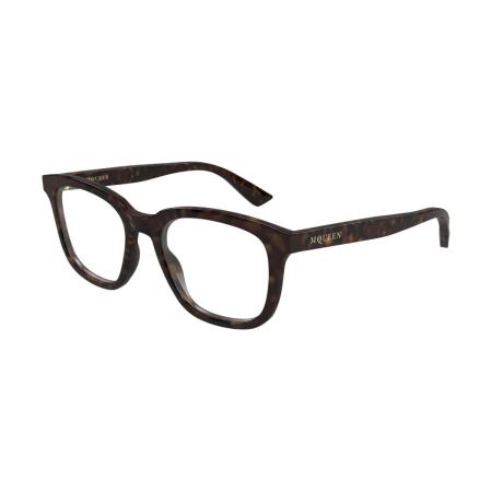 Alexander McQueen AM0539O 002 Tortoiseshell Dames Bril
