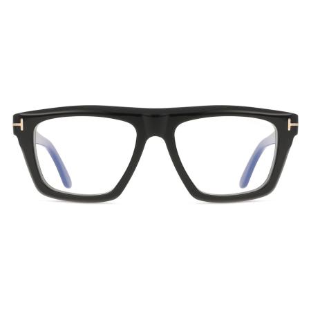 Tom Ford FT6059-B 001 Blauw-Light Block Zwart Heren Bril