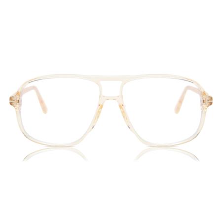 Tom Ford FT5737-B 045 Blauw-Light Block Bruin Heren Bril