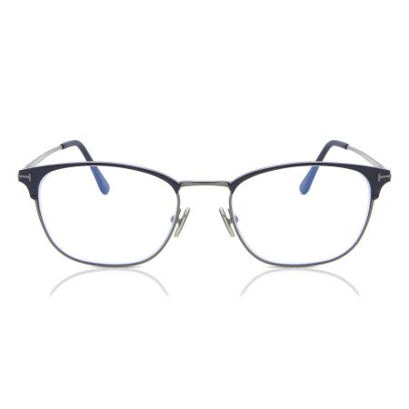 Tom Ford FT5750-B 091 Blauw-Light Block Blauw Heren Bril