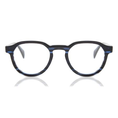 Heren Ovaal Volledige rand Plastic Zwart Bril - Anti-Blauwlichtglazen - Arise Collective